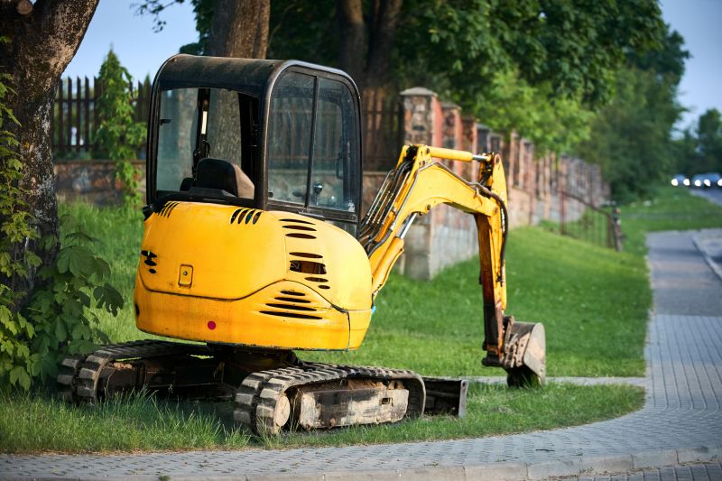 Construction Excavation in Spring